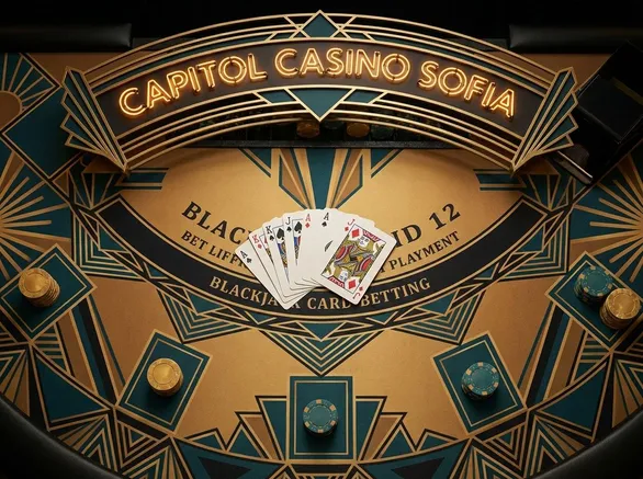Блекджек маса в Capitol Casino Sofia